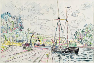 Morlaix by Paul Signac